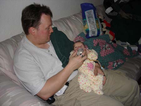 big drink now, and then aim for daddy