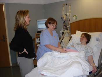 3 dr williams and nurse talk with marianne