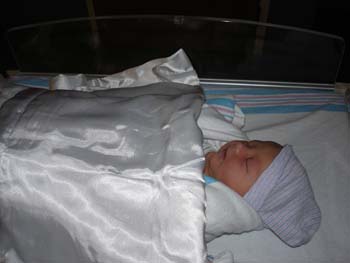 30 arya resting in the crib