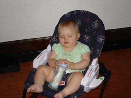 Arya sleeping