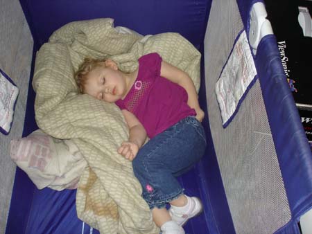 resting comfortably