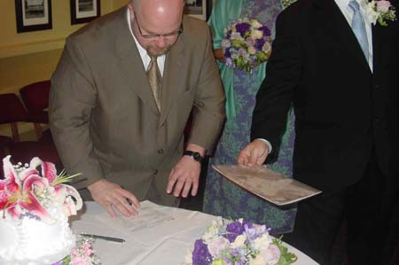 and the final signing